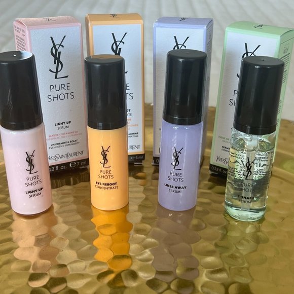 Yves Saint Laurent Other - YSL Skincare Set - Pure Shots 3 Serums & 1 Eye Concentrate Line *NEW*